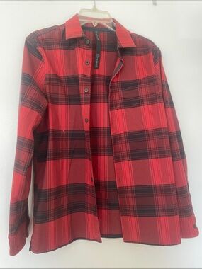 lululemon athletica Red and Black Plaid Top